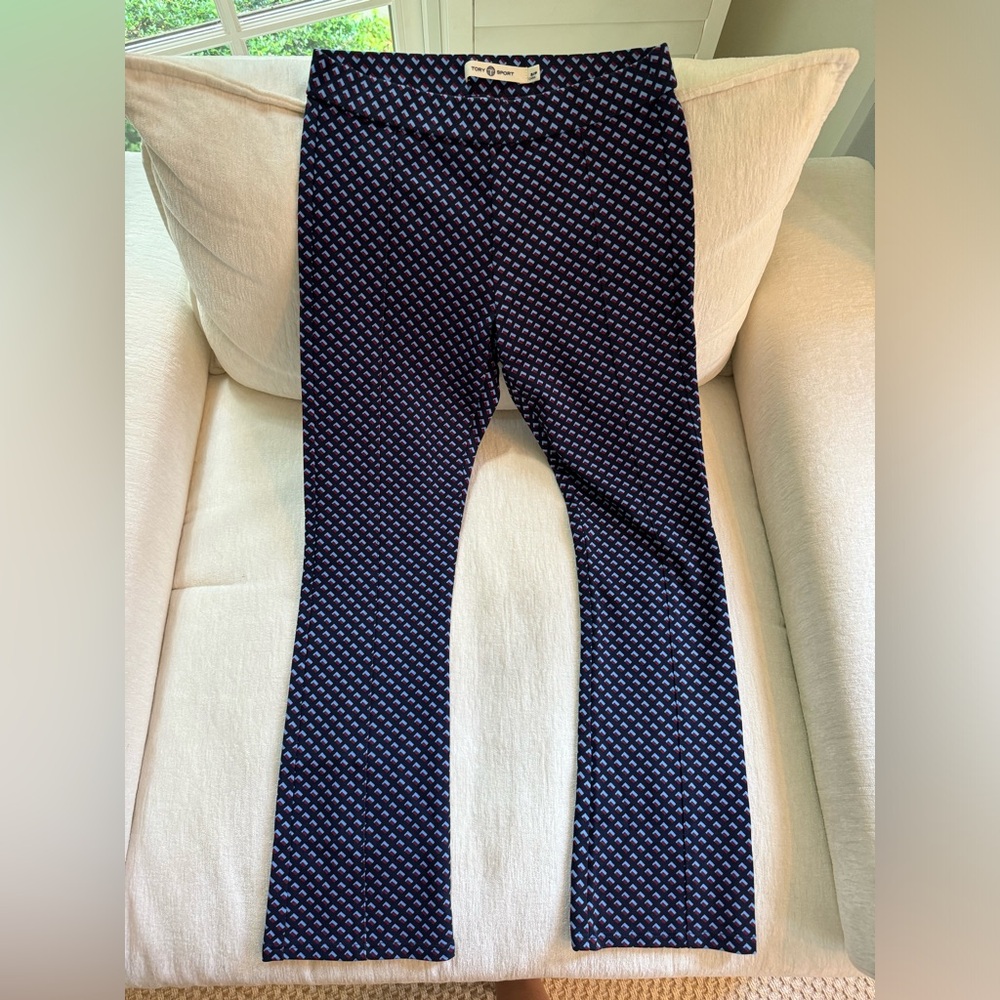 Tory Burch Sport Printed Tech Twill Golf Pants
